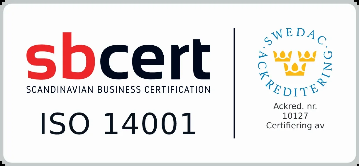 ISO 14001 certifiering